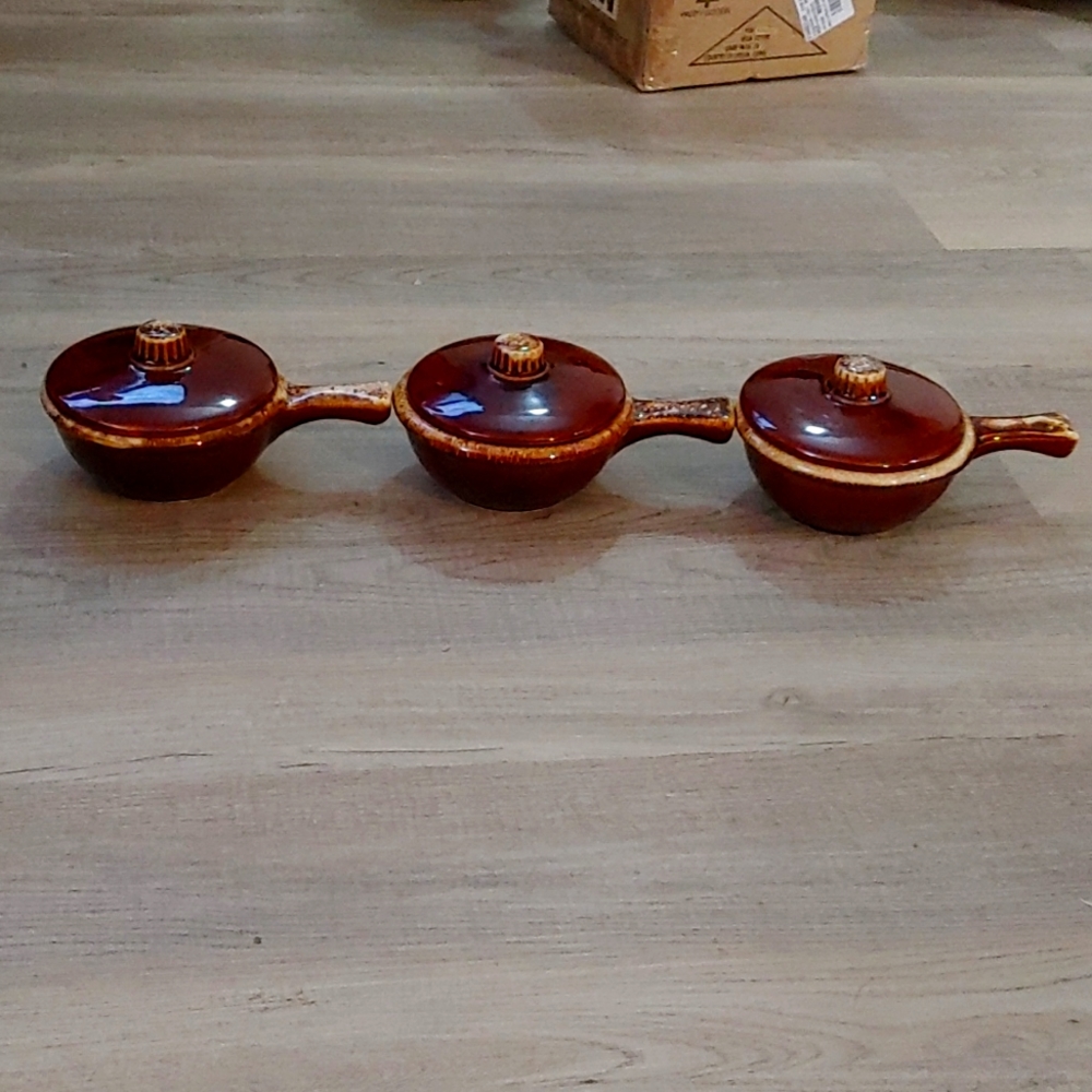 Vintage Onion soup bowls